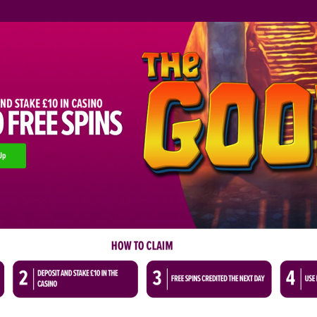 Join The Pools Casino, bet £10 and get 300 Free Spins